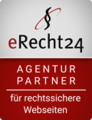 Logo: eRecht24 Agenturpartner für rechtssichere Webseiten